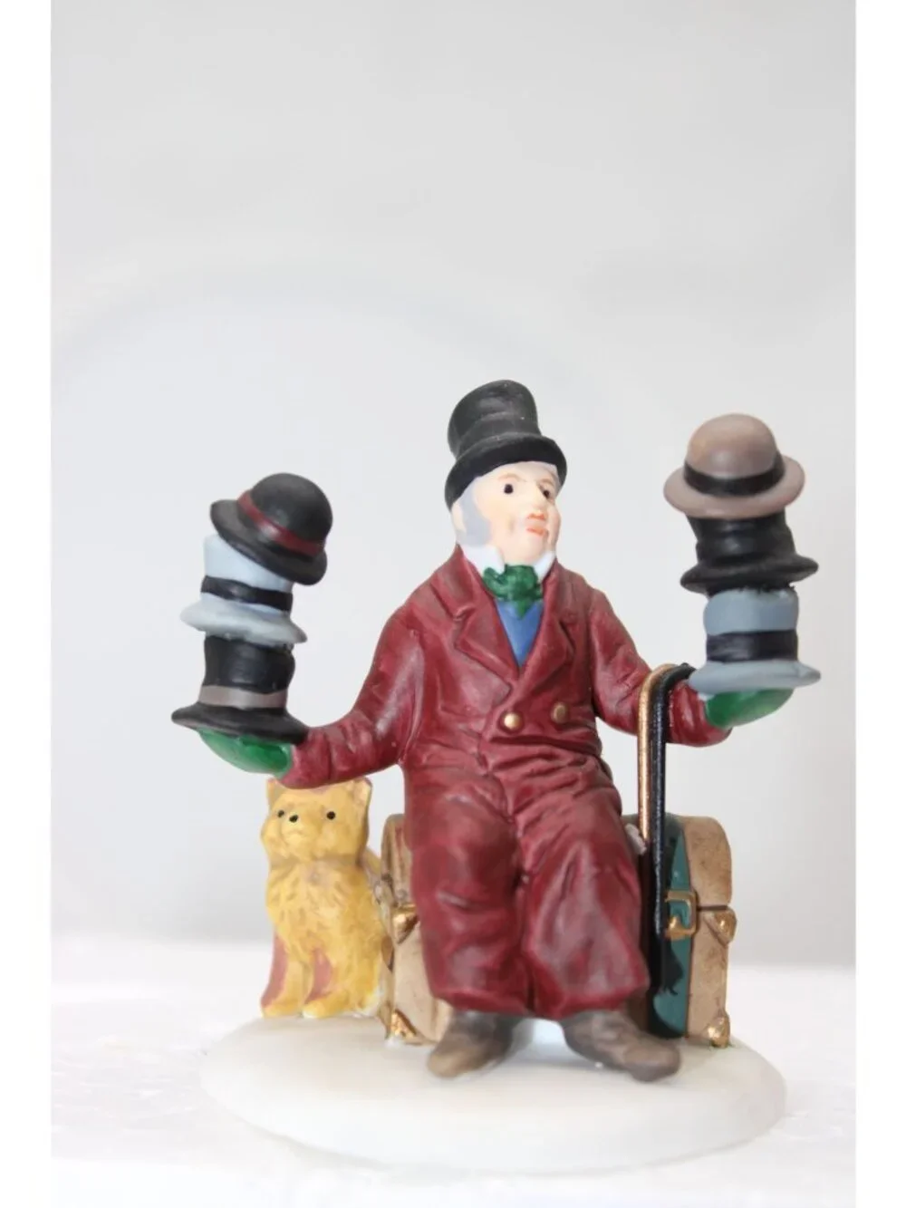 Dept 56 Dickens Village - Chelsea Market Hat Monger & Cart